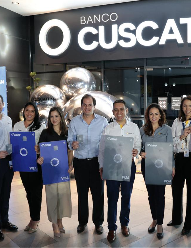 Llega la Nueva Tarjeta UNO CUSCATLAN Visa con la que MULTIPLICAS TU AHORRO en cada camino