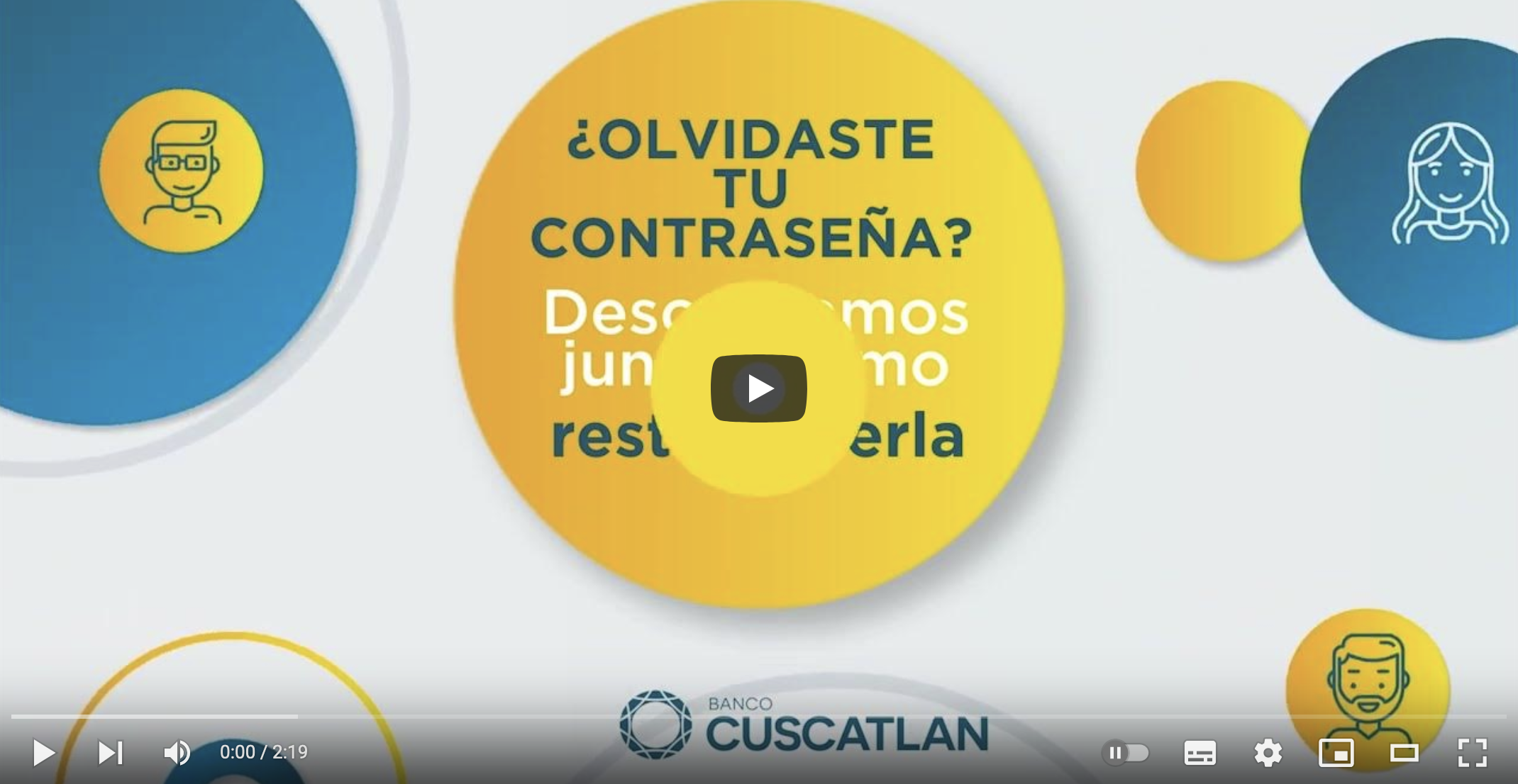 Restablecer contraseña en Banca Digital