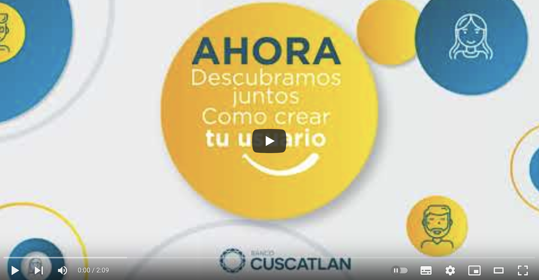 Creación de usuario en Banca Digital